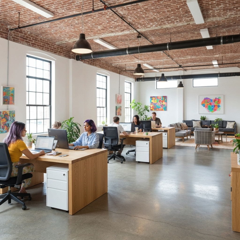 Creative studio background